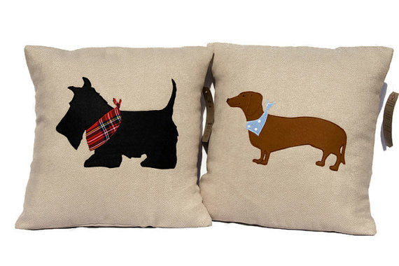 Scottie Dog Cushion