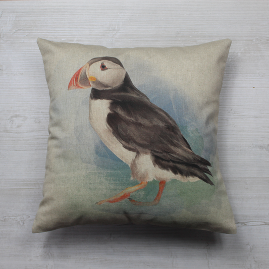 Puffin Cushion