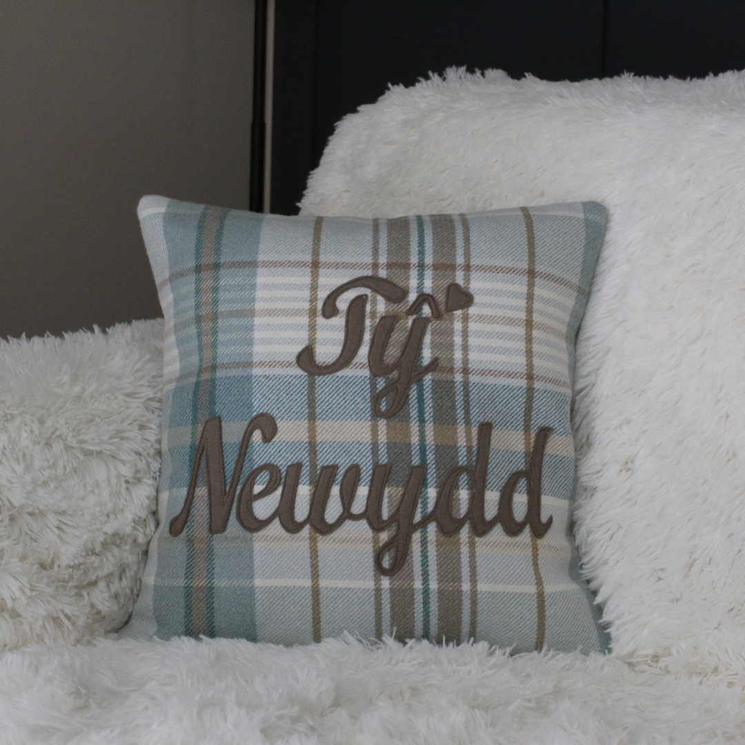 Ty Newydd Tartan Cushion
