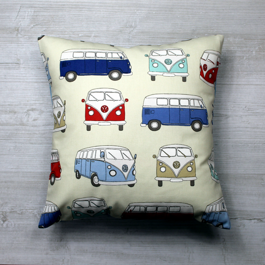 VW Camper Cushion - Blue