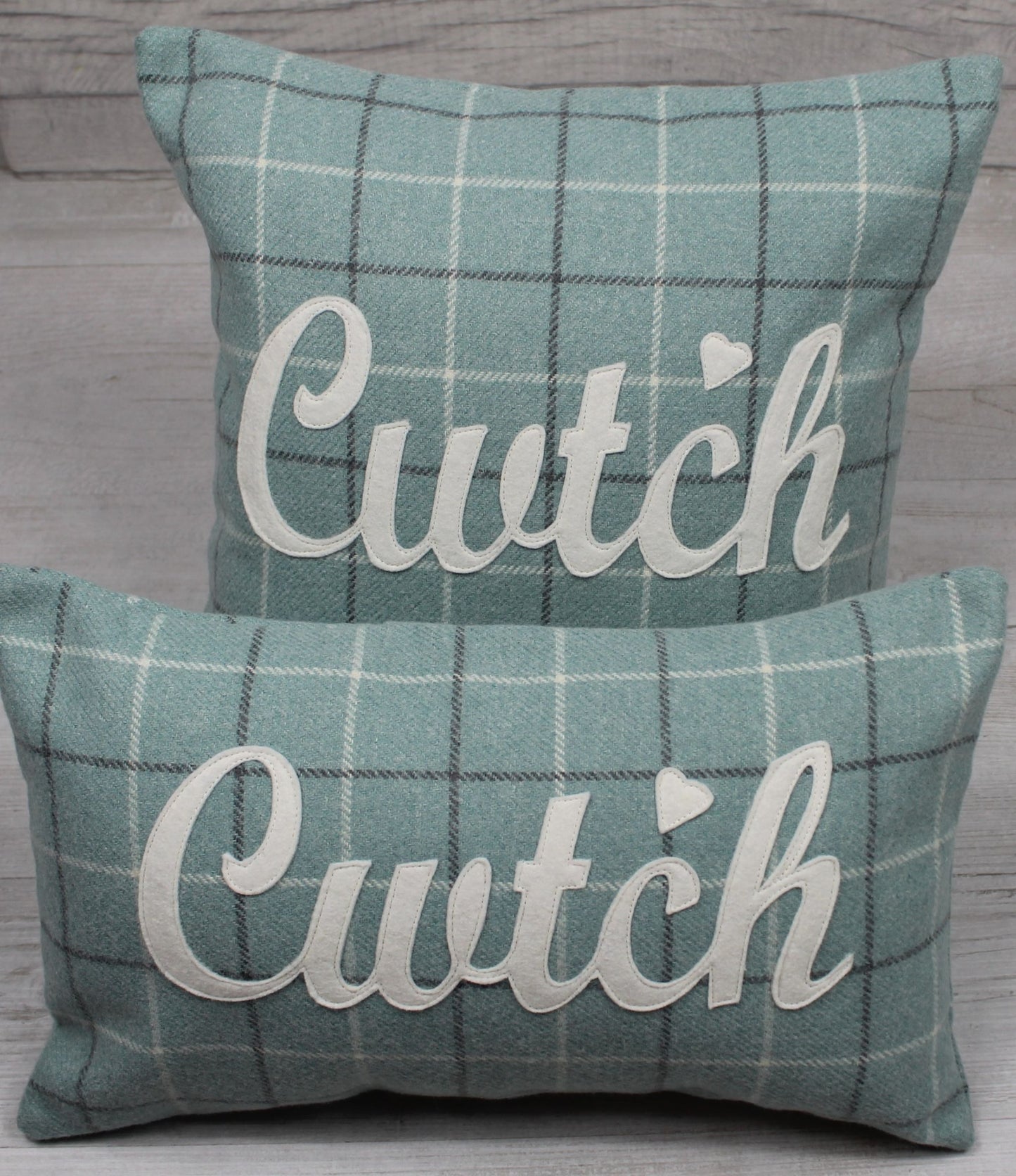 Blue Cwtsh Cushion