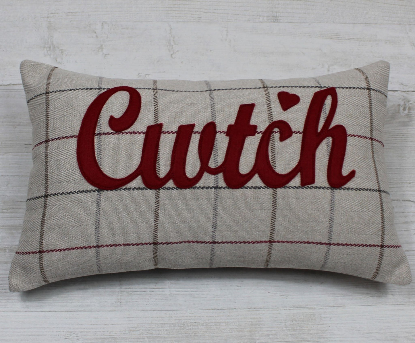 Tartan Cwtch Cushion / Cwtsh Cushion