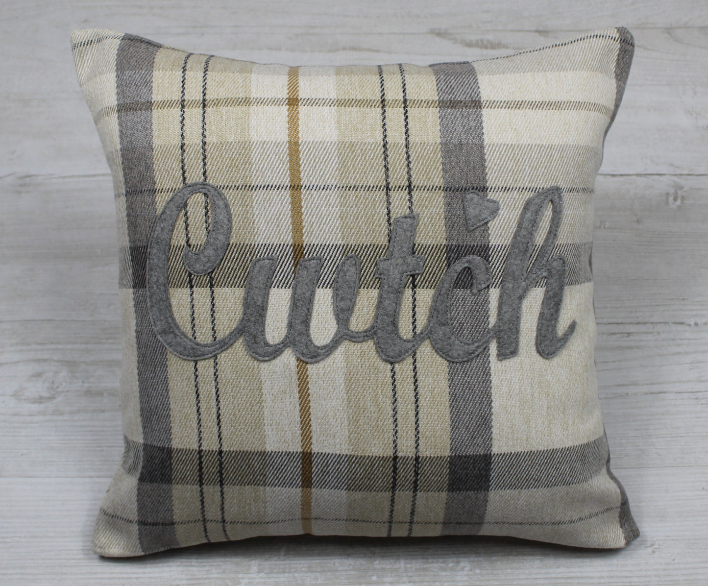 Tartan Cwtch Cushion / Cwtsh Cushion