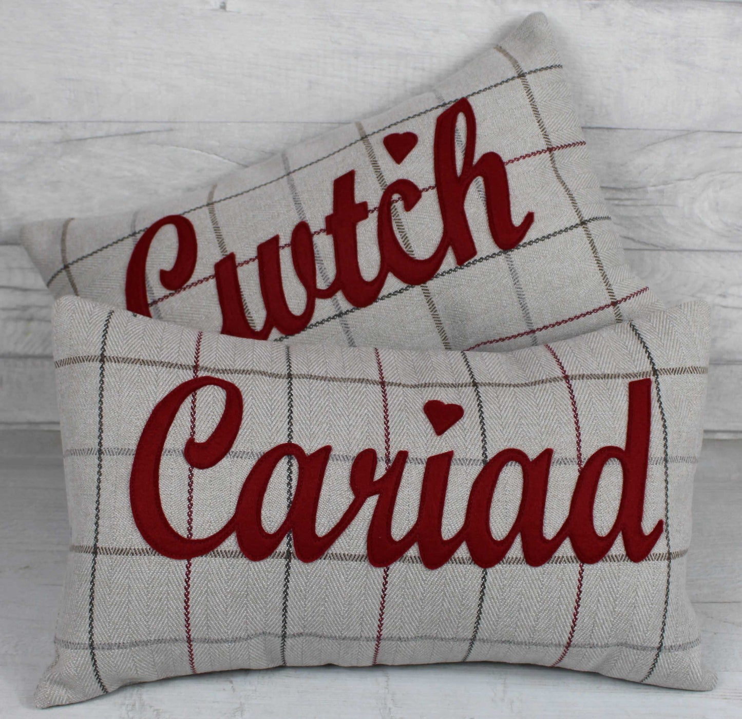 Tartan Cwtch Cushion / Cwtsh Cushion