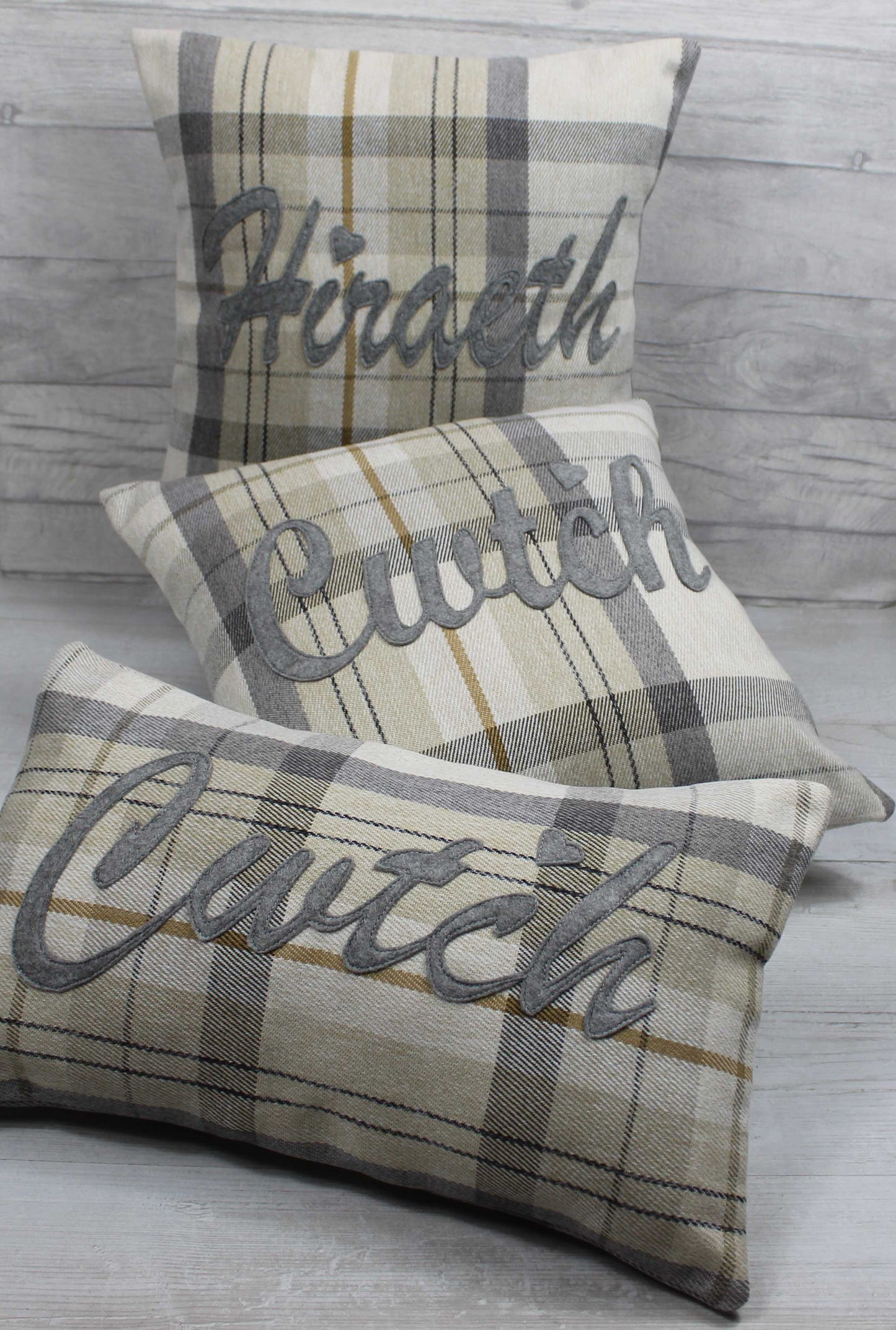 Tartan Cwtch Cushion / Cwtsh Cushion