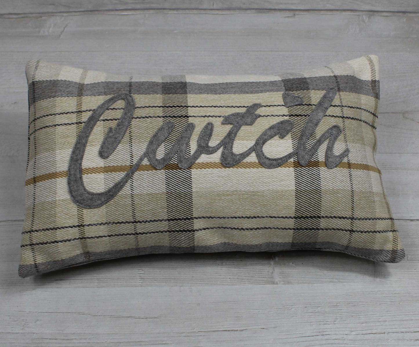 Tartan Cwtch Cushion / Cwtsh Cushion