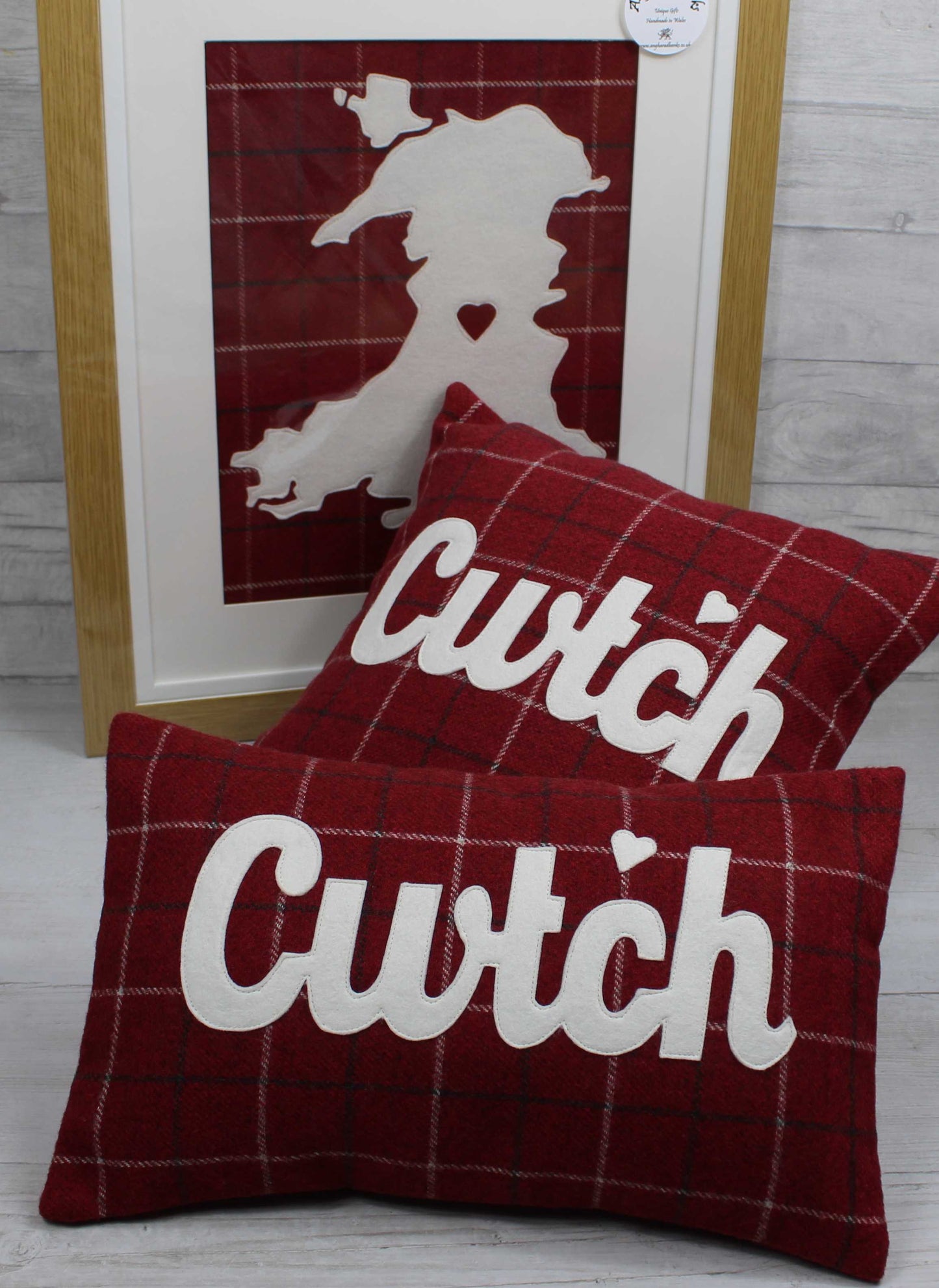 Tartan Cwtch Cushion / Cwtsh Cushion