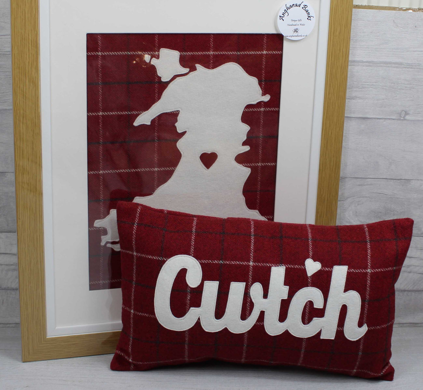 Tartan Cwtch Cushion / Cwtsh Cushion