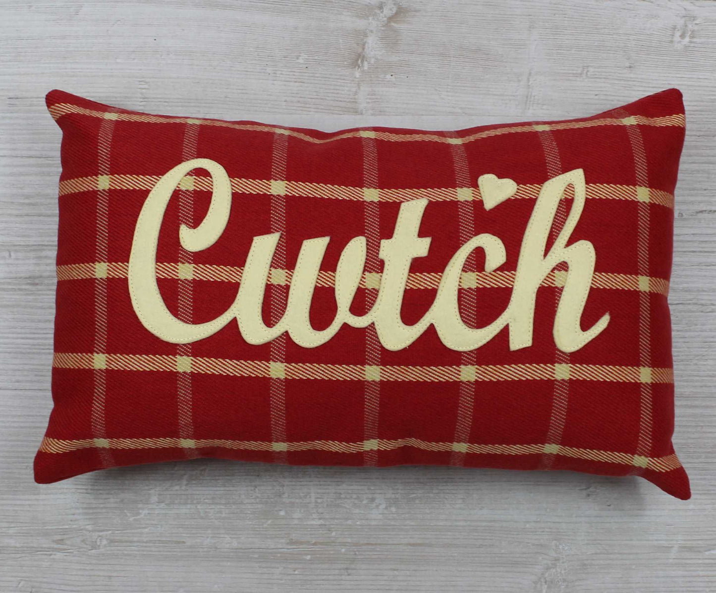 Tartan Cwtch Cushion / Cwtsh Cushion