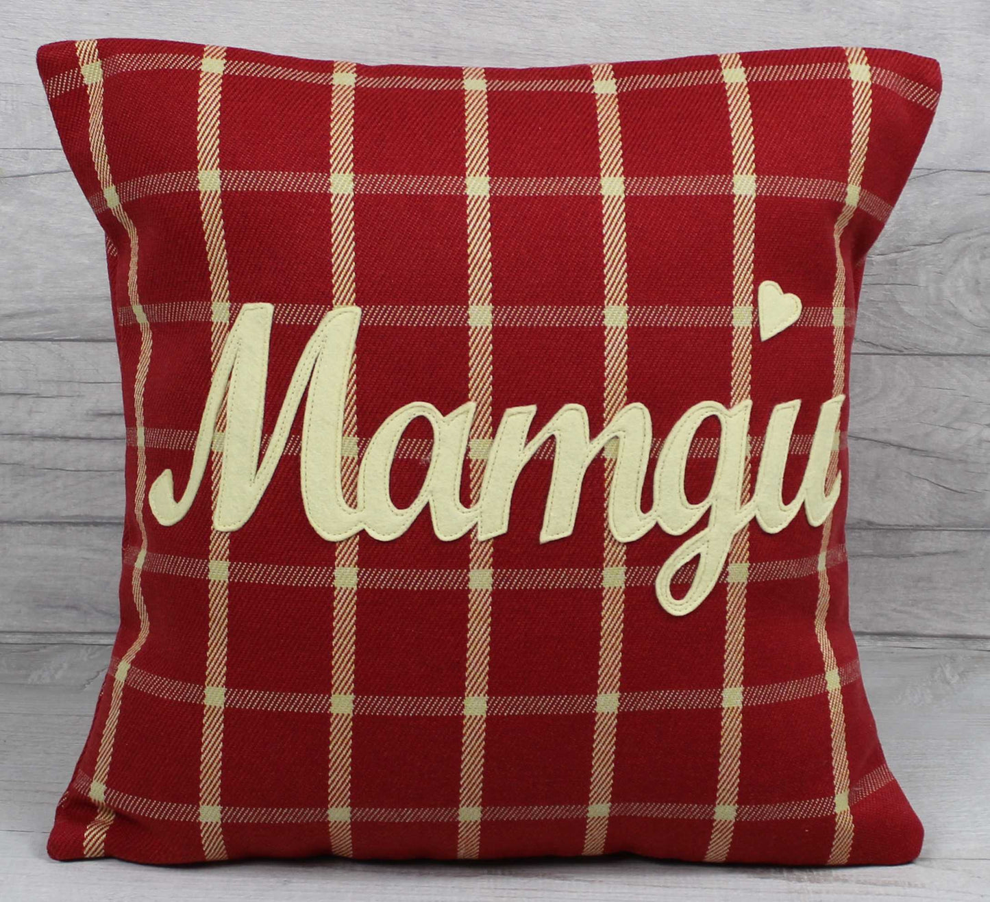 Tartan Mamgu Cushion / Grandmother Cushion