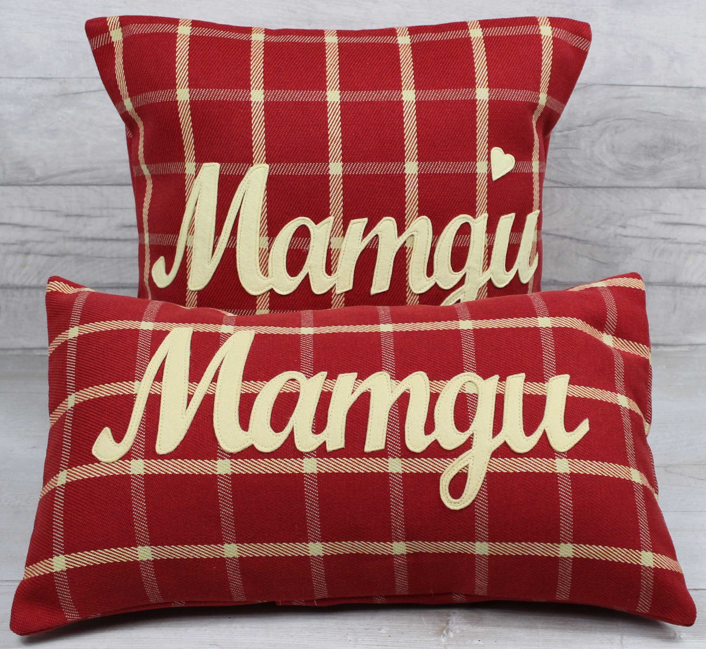 Tartan Mamgu Cushion / Grandmother Cushion