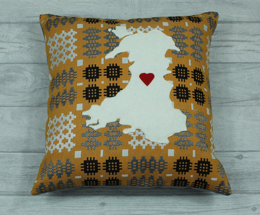 Map of Wales Cushion