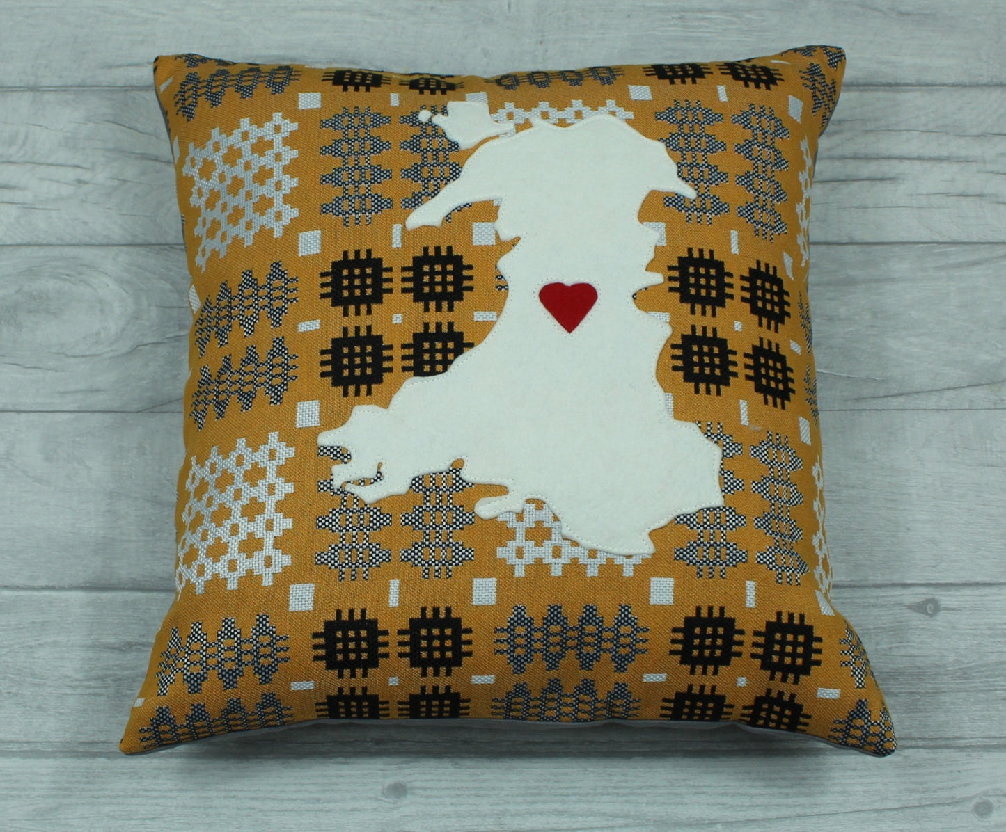 Welsh Tapestry Blanket Map of Wales Cushion / Cymru Cushion