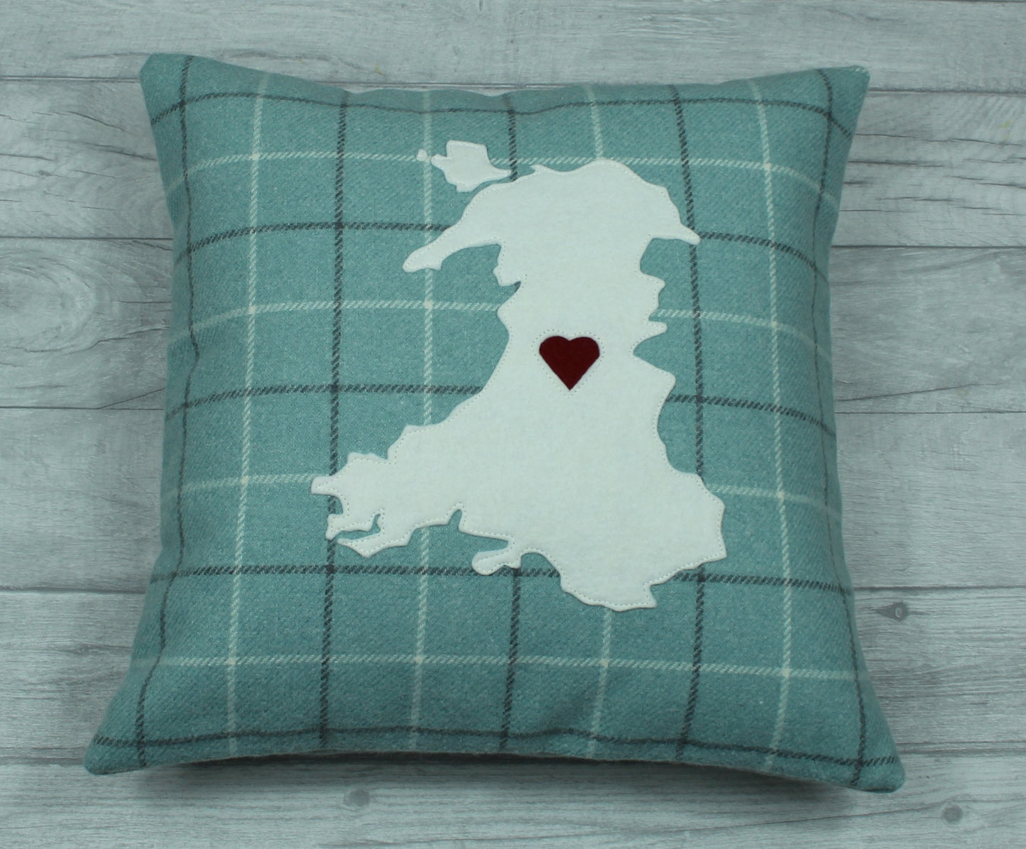 Tartan Map of Wales Cushion / Cymru Cushion