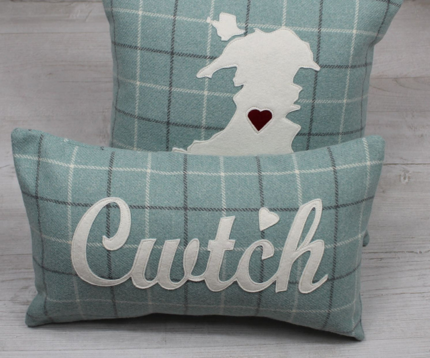 Tartan Map of Wales Cushion / Cymru Cushion