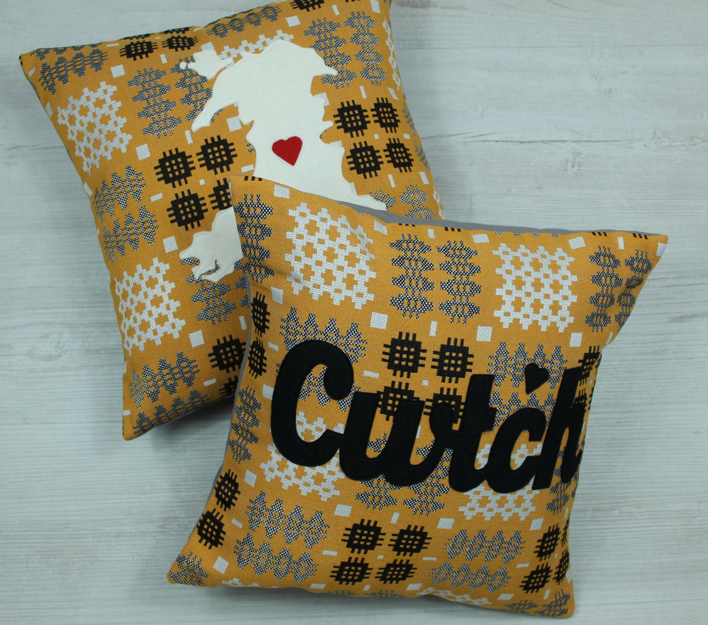 Welsh Tapestry Blanket Map of Wales Cushion / Cymru Cushion