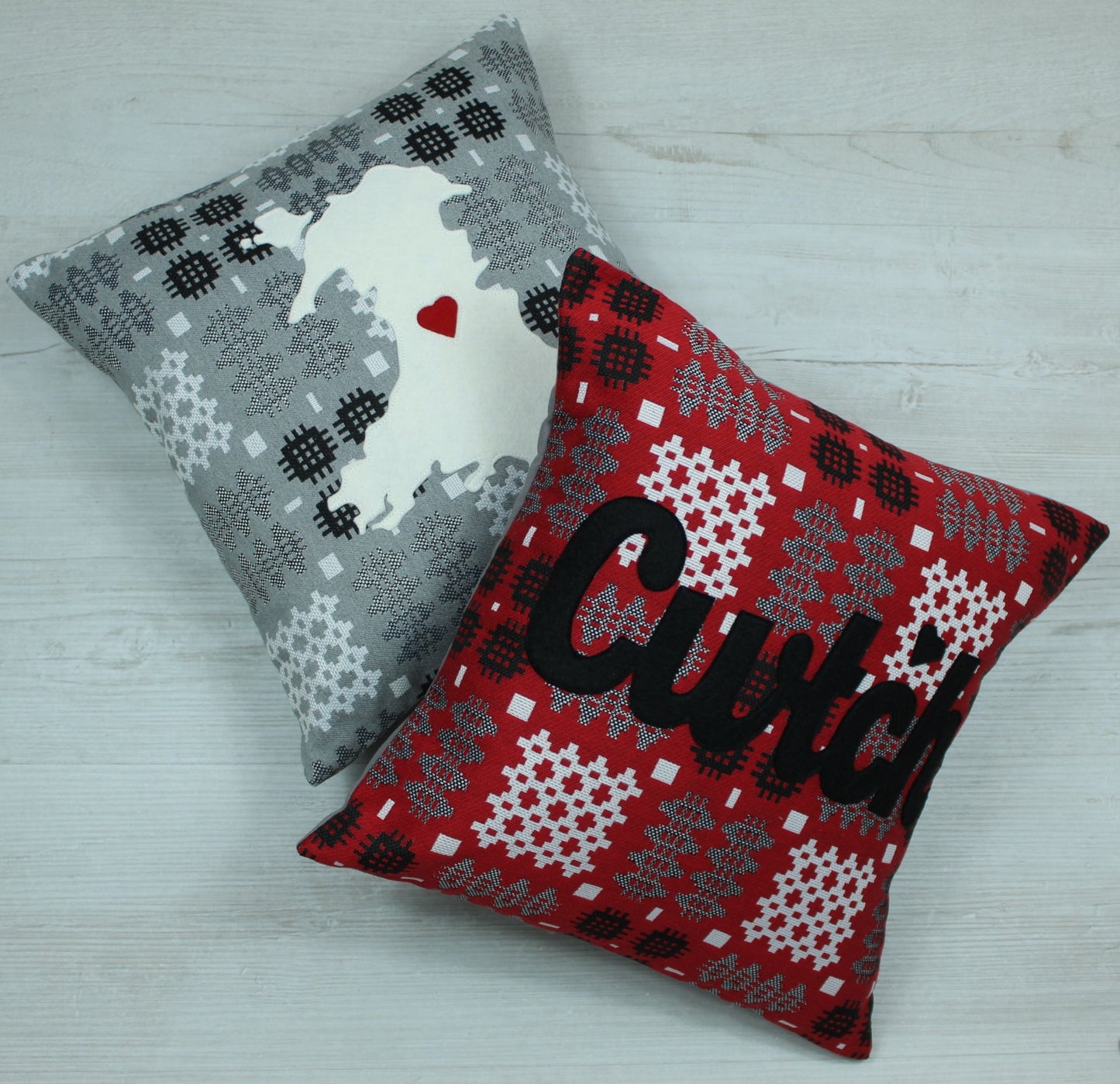 Welsh Tapestry Blanket Map of Wales Cushion / Cymru Cushion