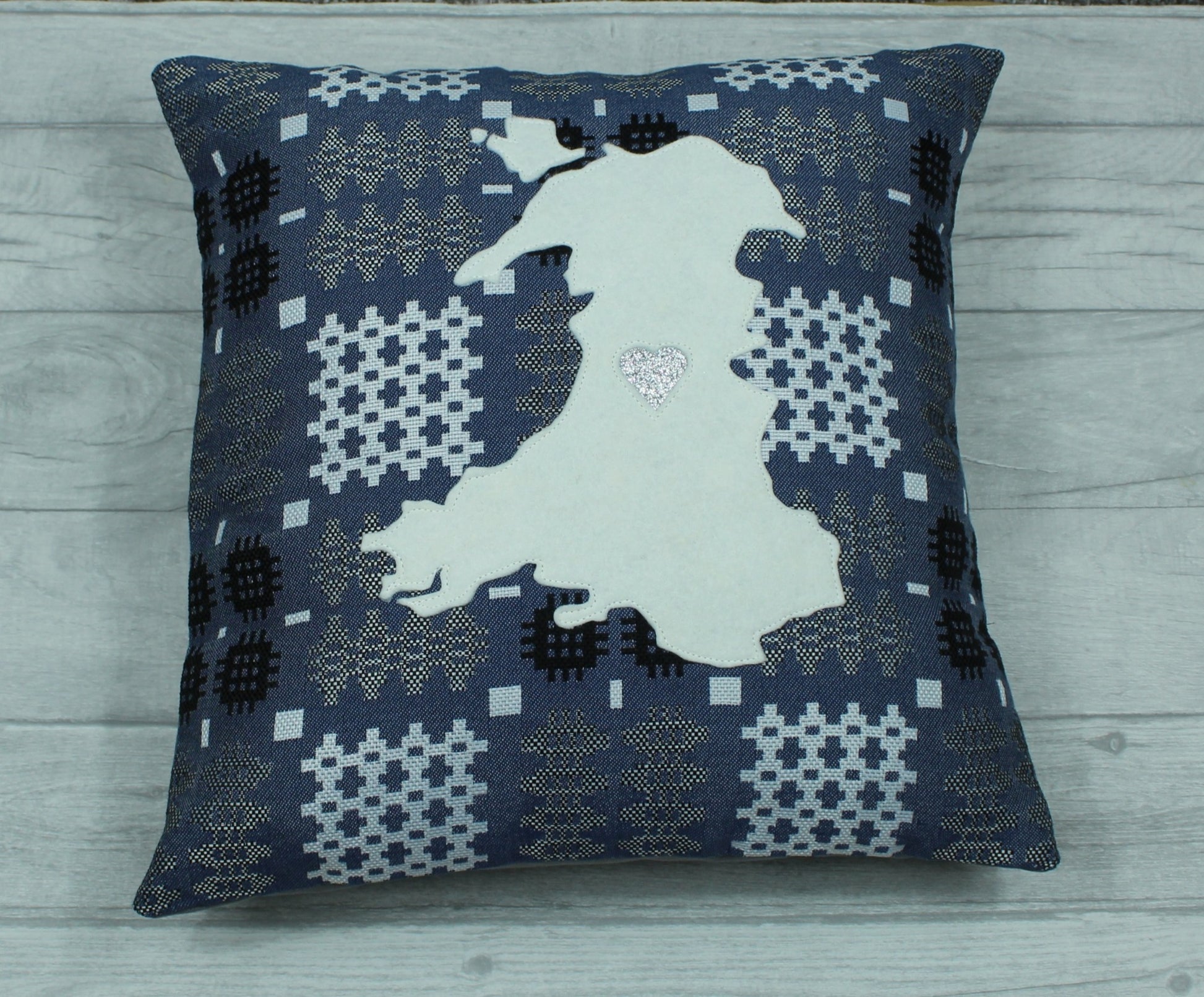 Map of Wales Cushion