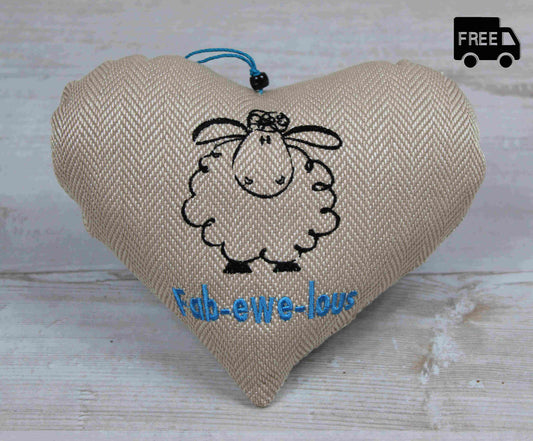 Sheep 'Fab-ewe-lous' Heart