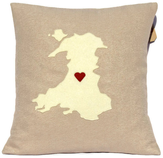 Map of Wales Cushion / Cymru Cushion